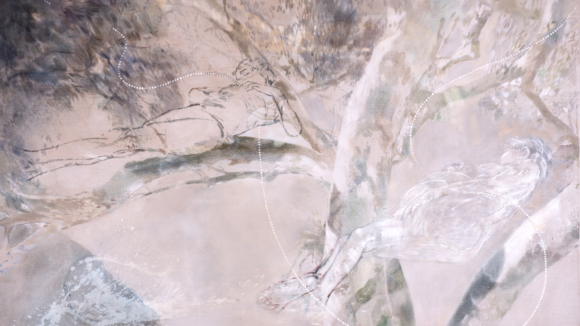 dreamtime / mixed media on canvas / 250 x 180