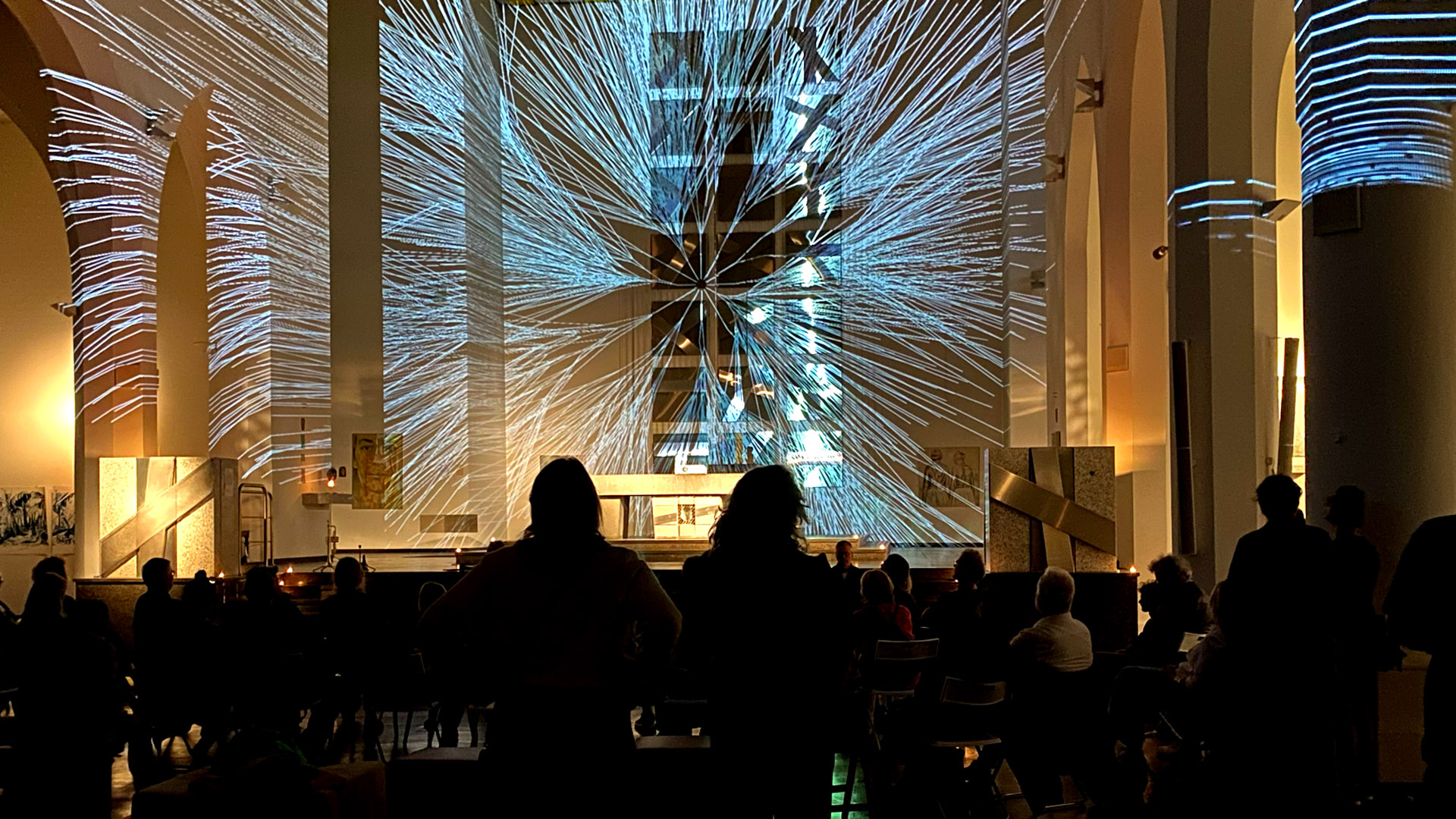 Lichtinstallation CIRCLE + LINE  Konzept: Kane | Visual: Luis Negron van Grieken | Sound: Luis Weiß